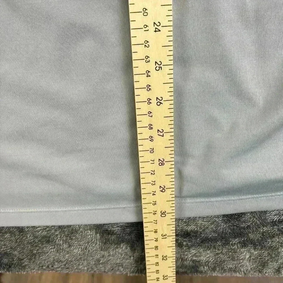 Nike Golf Dri-Fit Mickey Mouse Disney Parks Men's Polo Sz L Striped Yellow Gray - Picture 8 of 11